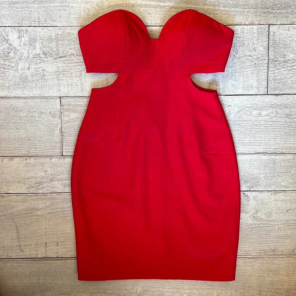By the way. Red Mini Dress